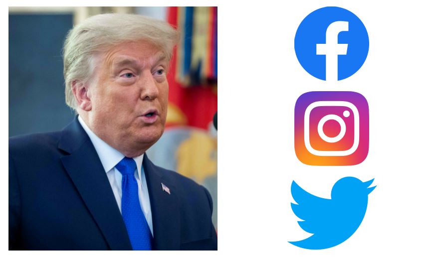 Twitter, Facebook e Instagram bloquean la cuenta de Donald Trump. (Foto Prensa Libre: Hemeroteca PL)