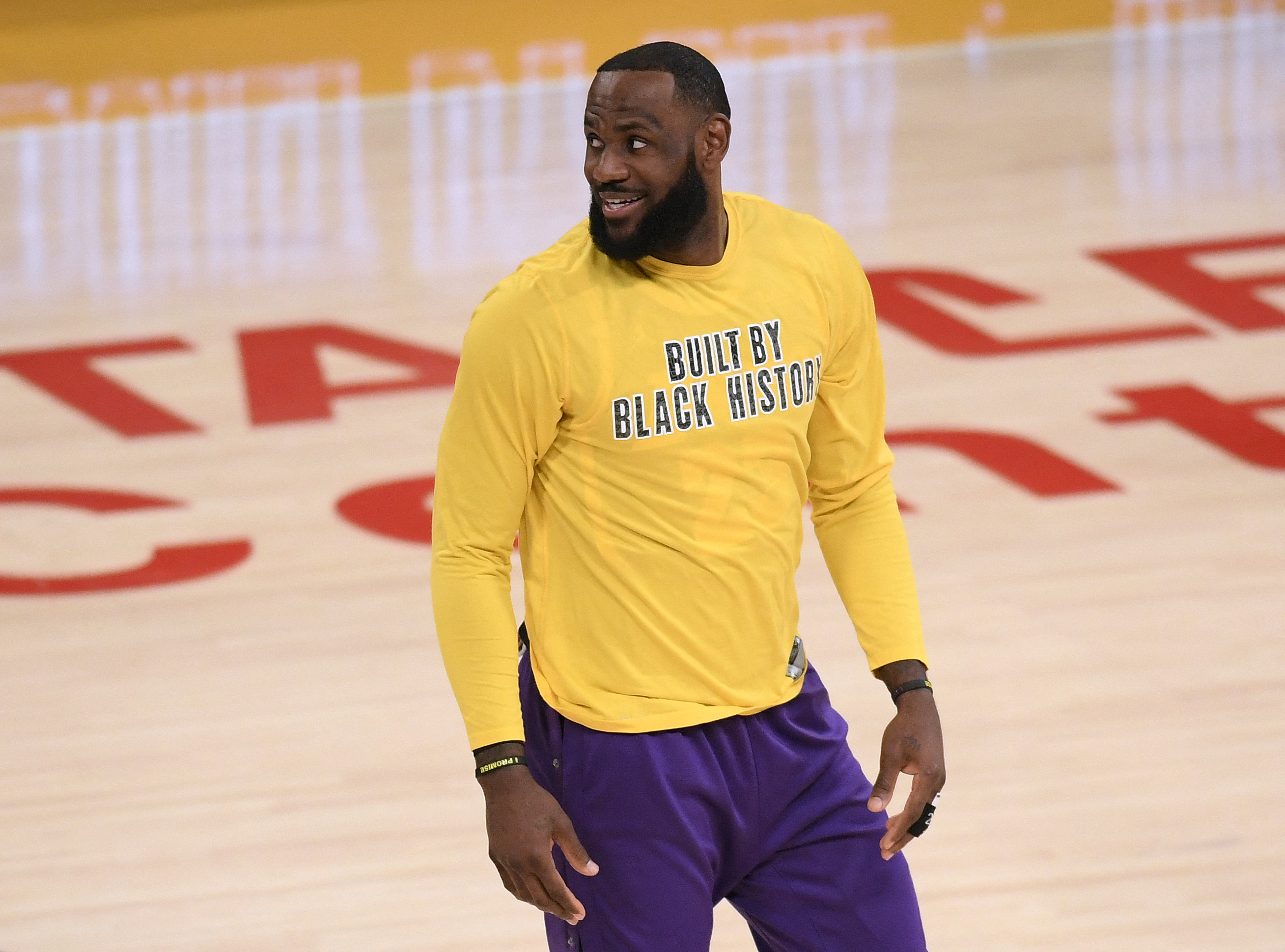 LeBron James, de Los Angeles Lakers, es una de las figuras del partido de Las Estrellas de la NBA. (Foto Prensa Libre: AFP).