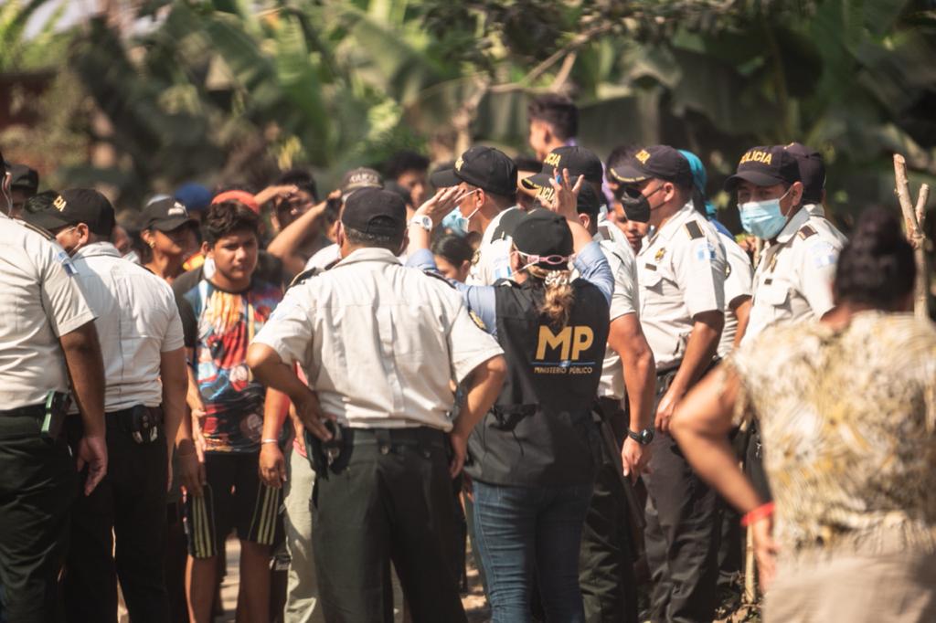 El 15 de enero pasado el Grupo Duwest y empresas afiliadas denunciaron ocupación ilegal de una finca  de su propiedad en San Marcos, foto tomada en enero del 2021. (Foto, Prensa Libre: Cortesía).