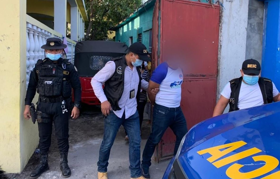 dwin Wellington Orellana Solórzano, de 29 años, sindicado de violación y secuestro contra una joven de 14 años en Puerto San José, Escuintla. (Foto Prensa Libre: PNC)