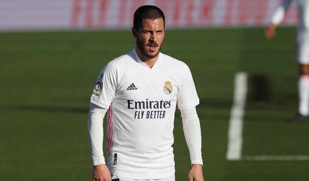 Eden Hazard vuelve a ser baja para el Real Madrid. (Foto Prensa Libre: EFE)