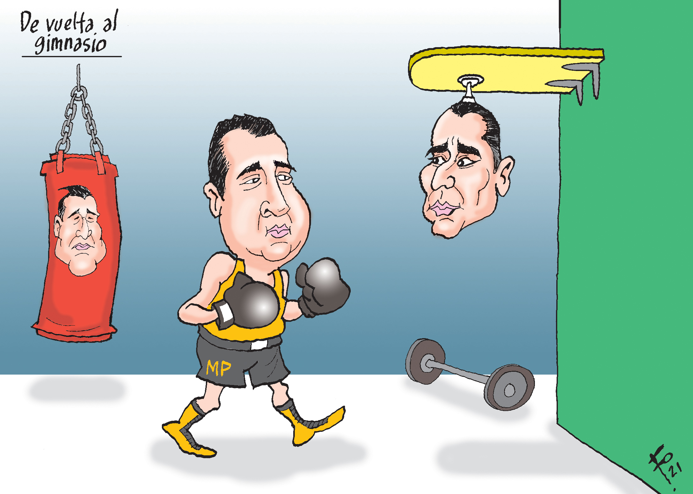 Personajes: Neto Bran, Gerson Alegría y Esduin Javier.