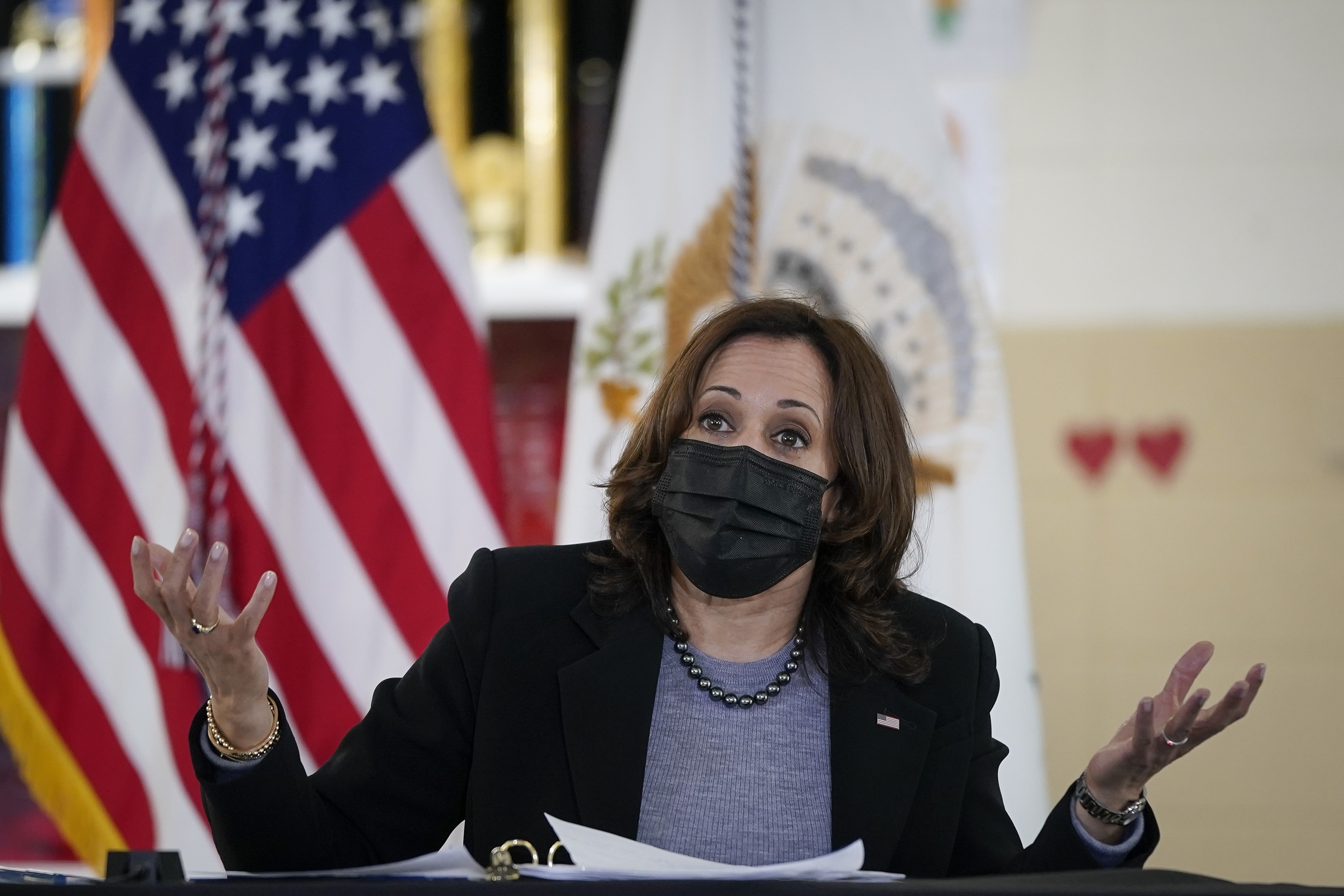 Kamala Harris, vicepresidenta de Estados Unidos. (Foto: AFP)