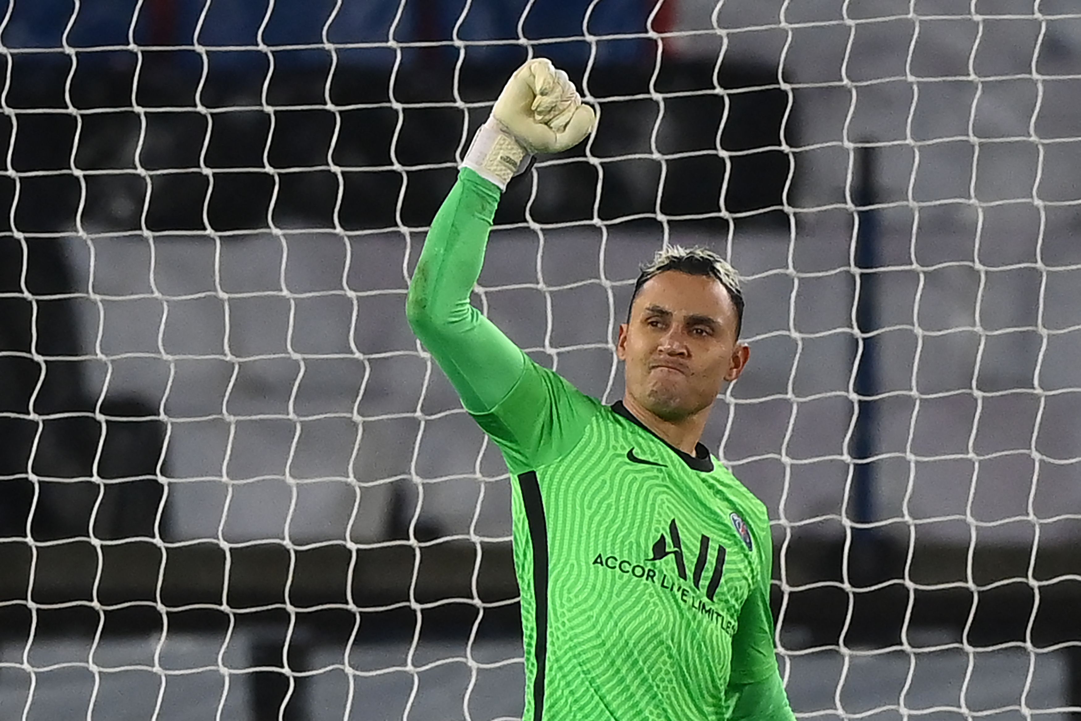 Keylor Navas, portero del Paris Saint Germain y la Selección de Costa Rica. Foto Prensa Libre: AFP.