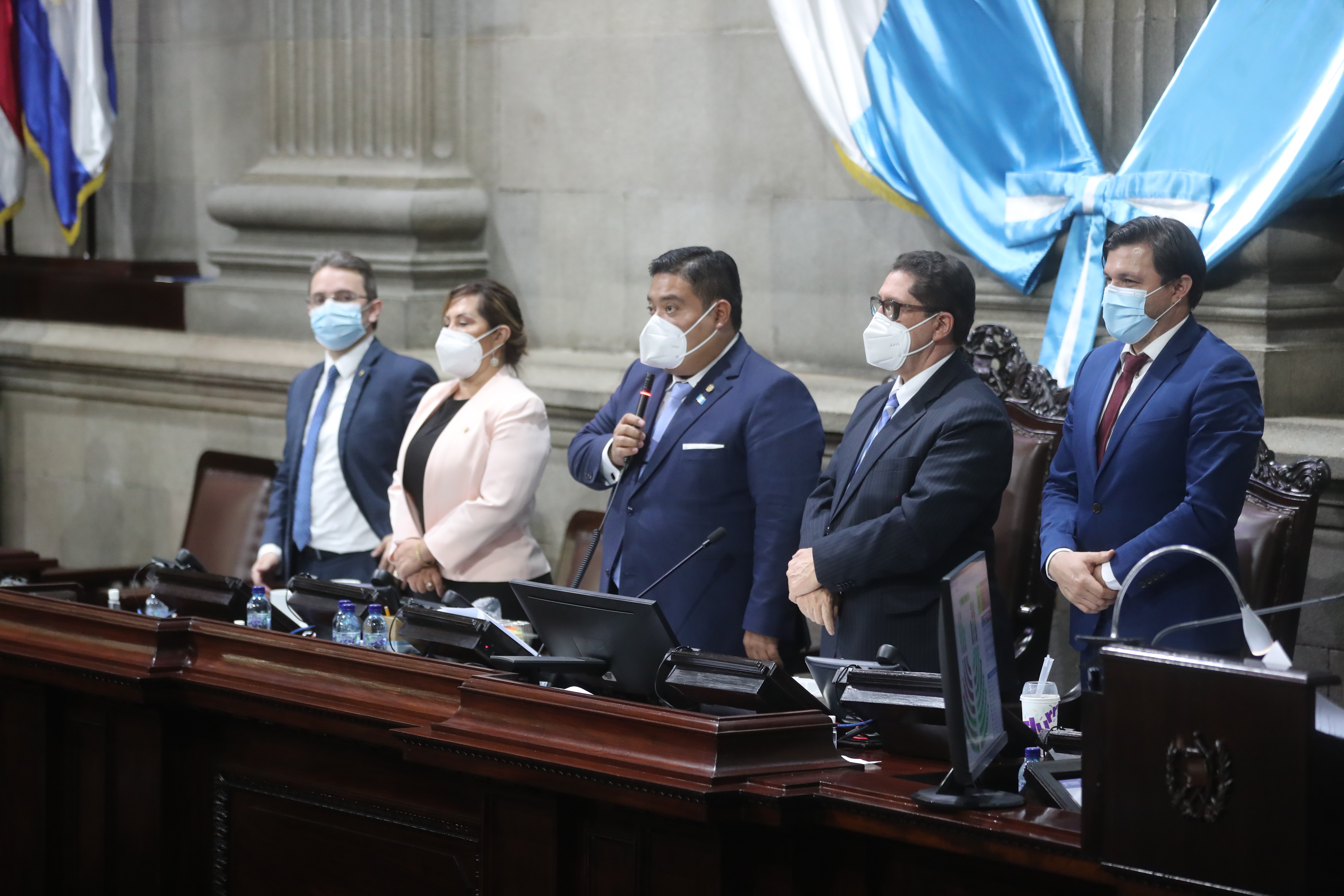 El oficialista Allan Rodríguez ocupa la presidencia del Congreso por segundo año consecutivo. Fotografía: Prensa Libre. 