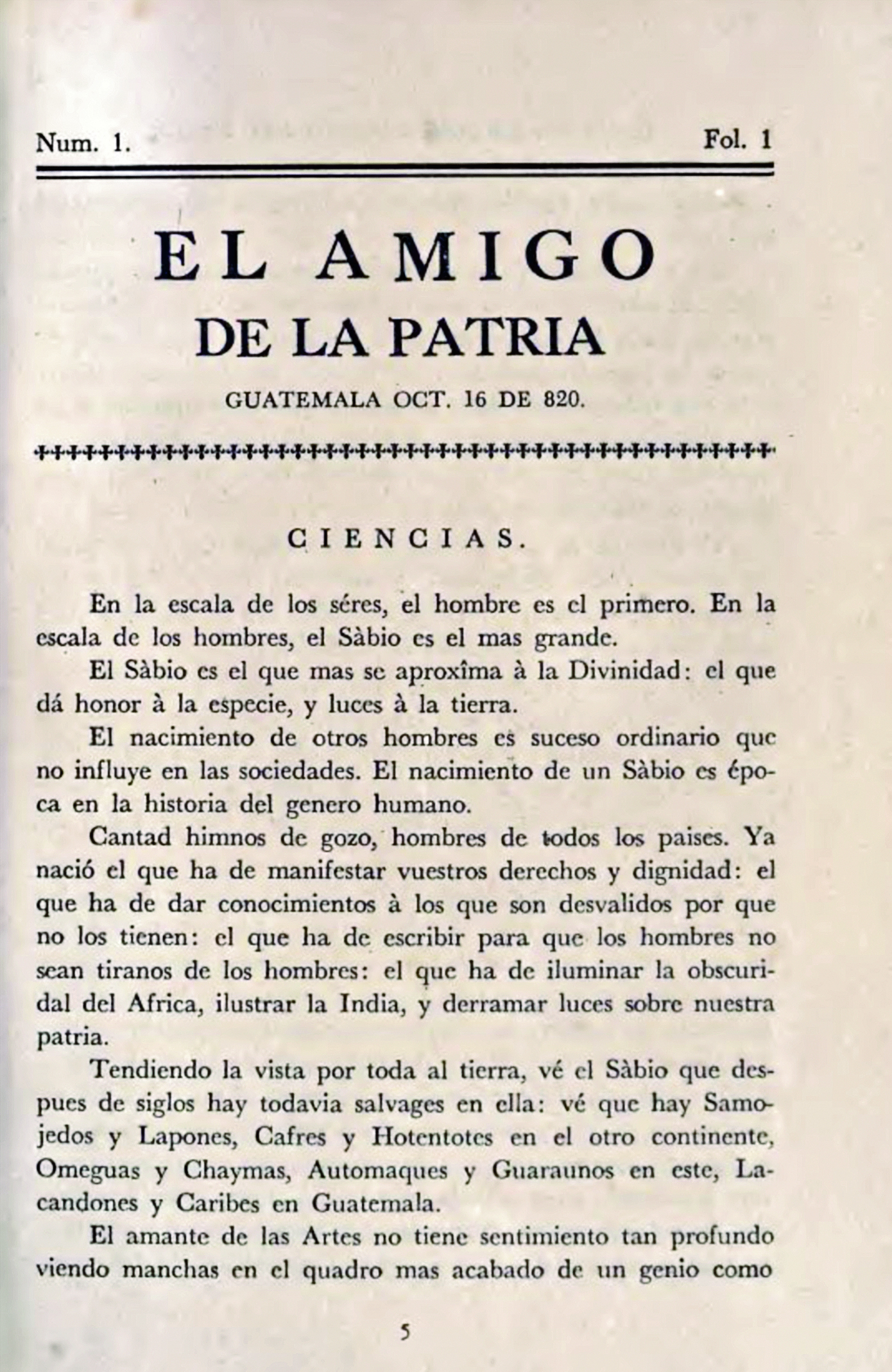 Se concreta la liberta de imprenta 1820