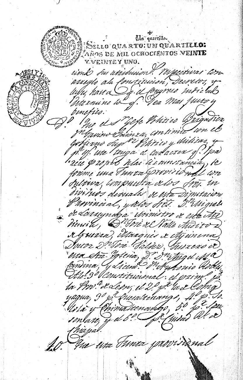 Acta de independencia de Guatemala 15 septiembre 1821