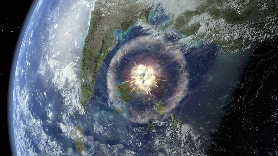 El impacto del asteroide hace 66 millones de años probablemente no solo llevó a la extinción de los dinosaurios. Fotografía: Cortesía. 