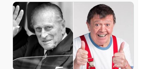 Los memes de Chabelo y el príncipe Felipe no se hicieron esperar tras conocerse la muerte del monarca. (Foto Prensa Libre: Tomada de @chabeloviviomas)