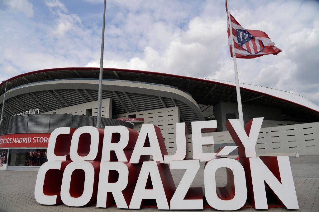 Estadio Wanda Metropolitano, casa del Atlético de Madrid. Foto: AFP