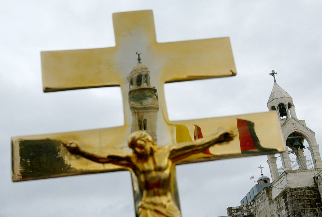 Los cristianos que habitan los territorios palestinos se acercan al 1% de la población.