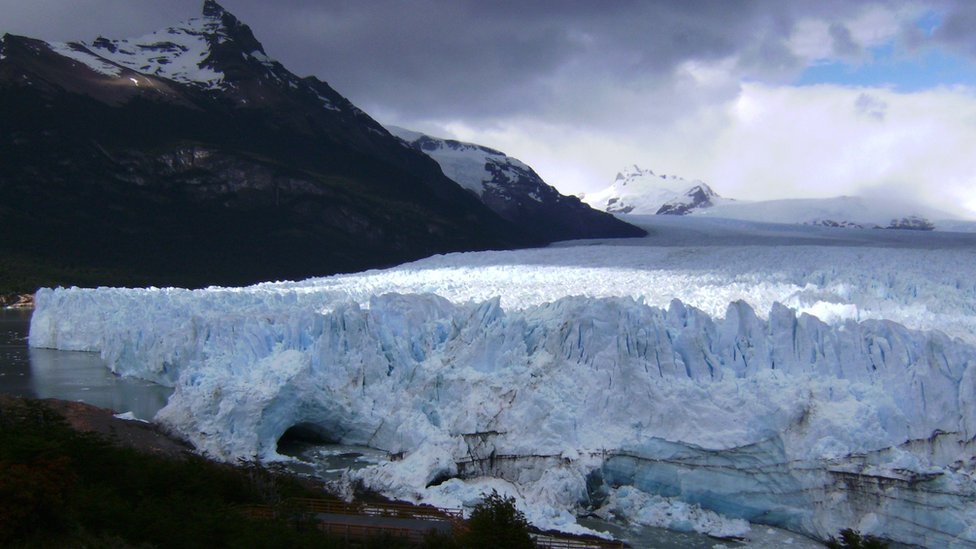 El glaciar Perito Moreno, en Argentina, es uno de los pocos que se mantiene estable pese al calentamiento global.