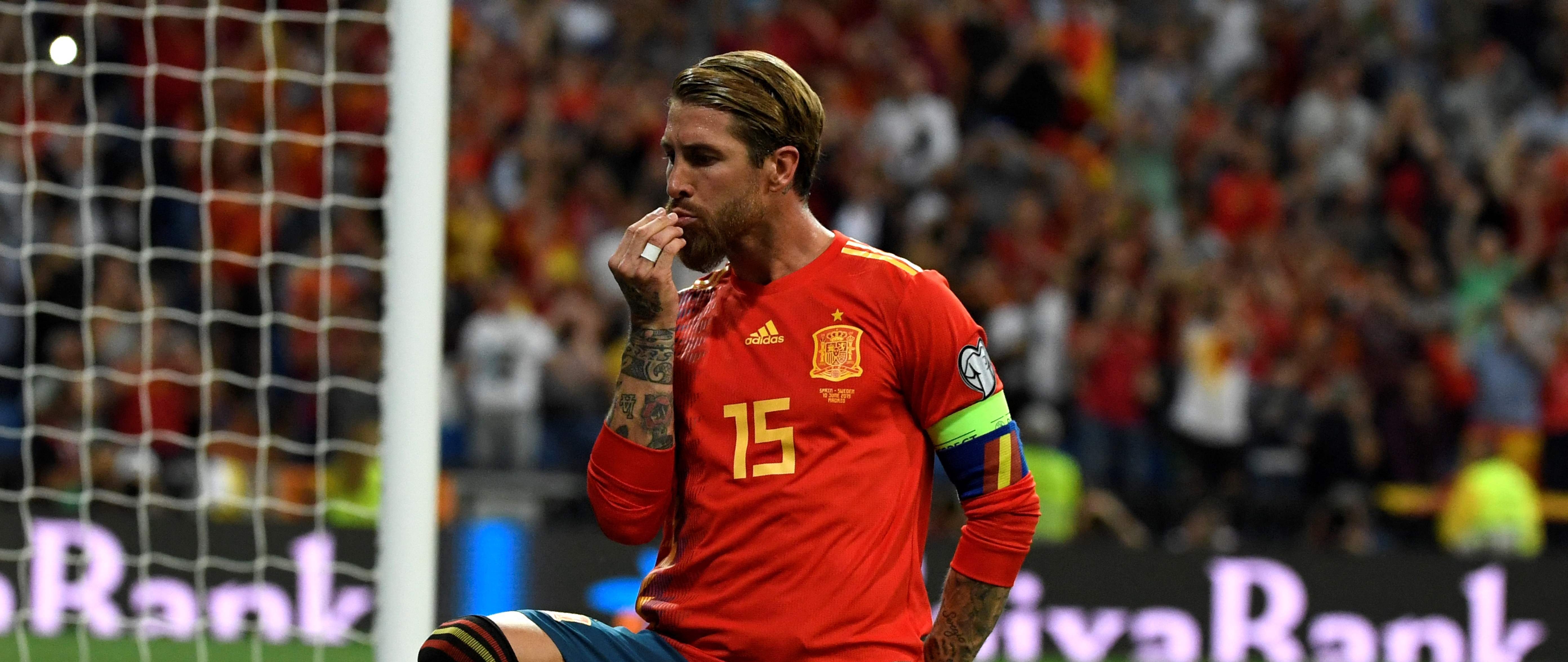 Sergio Ramos es el gran ausente en la selección española. (Foto Prensa Libre: AFP)