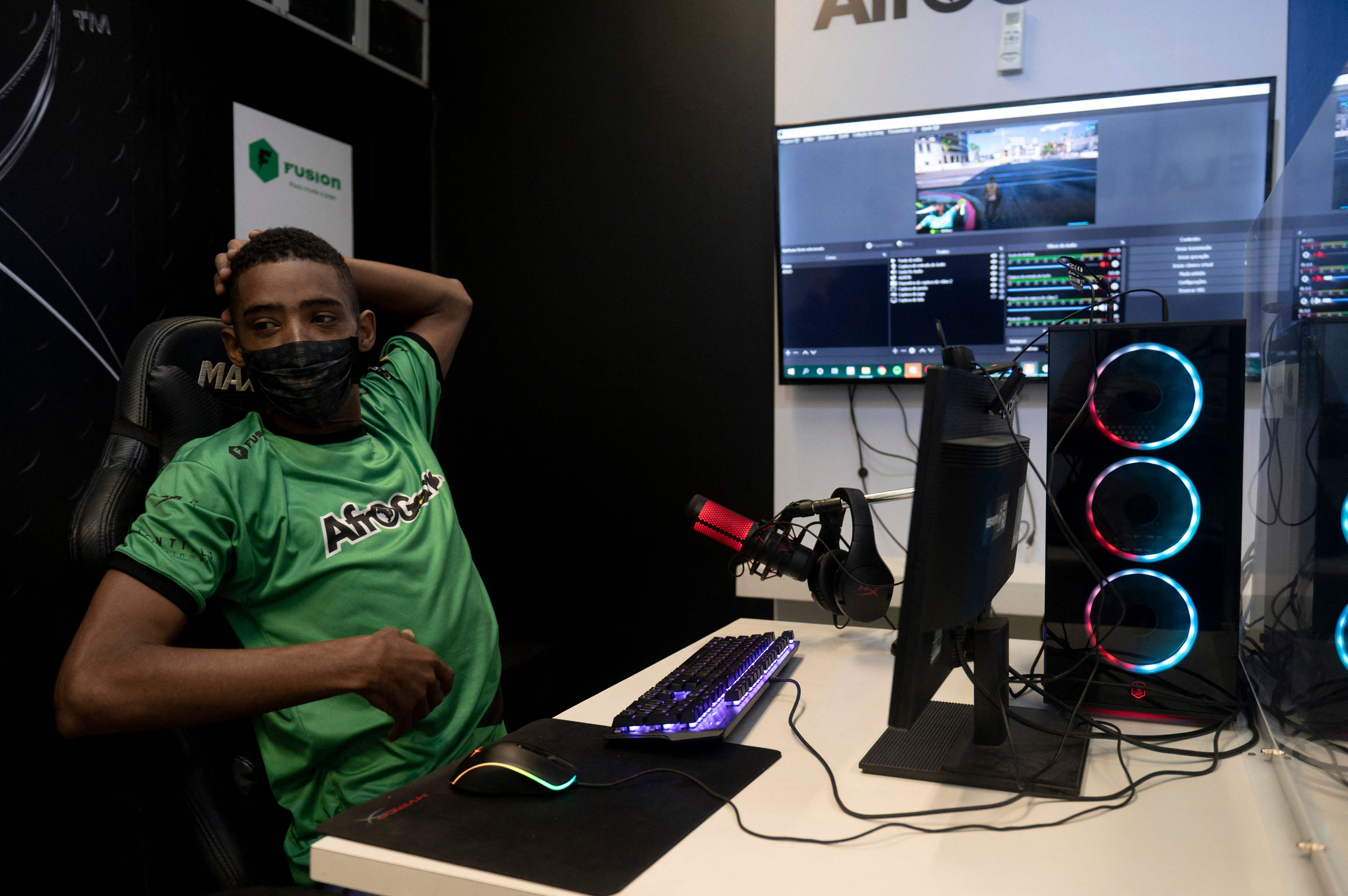 Luiz Augusto Jr, es un streamer brasileño que va ganando popularidad en el mundo de los eSports. (Foto Prensa Libre: AFP)