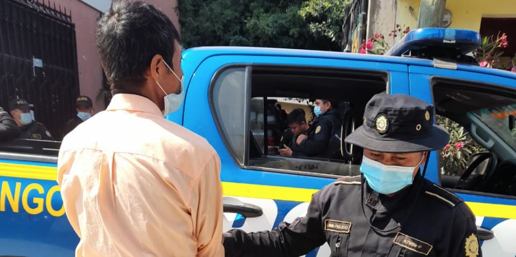 Efraín García López, exalcalde de San Gaspar Ixchil, Huehuetenango, detenido en Huehuetenango. (Foto Prensa Libre: PNC)