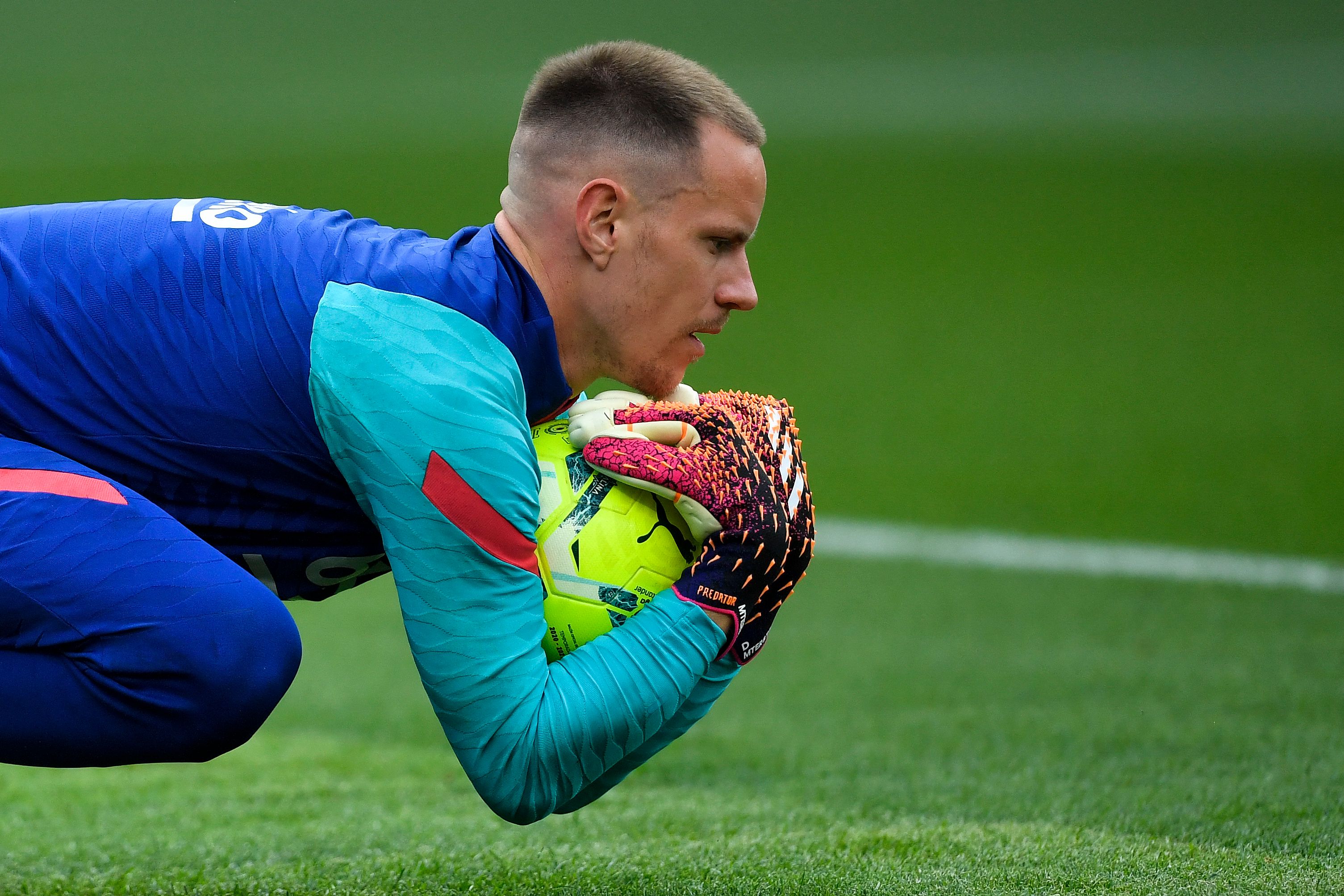 El guardameta del Barcelona, Ter Stegen, lamenta perderse la Eurocopa. (Foto Prensa Libre: AFP)