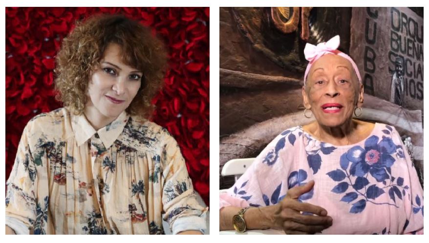 Gaby Moreno y Omara Portuondo promocionan el tema “Bolero a la Vida”. (Foto Prensa Libre: Keneth Cruz / Omara Portuondo)