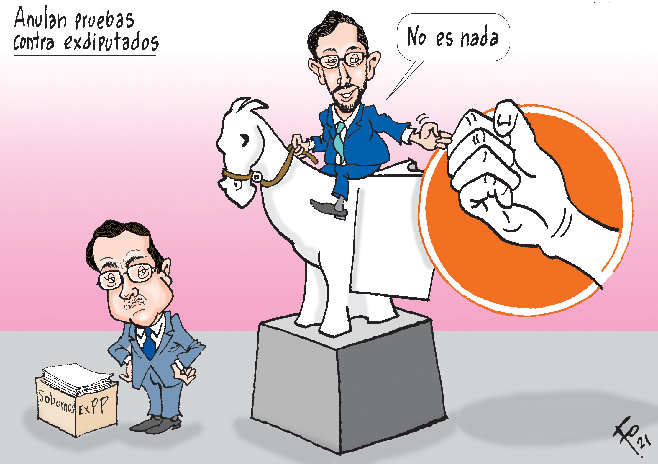 Personajes: Francisco Sandoval y Victor Cruz.