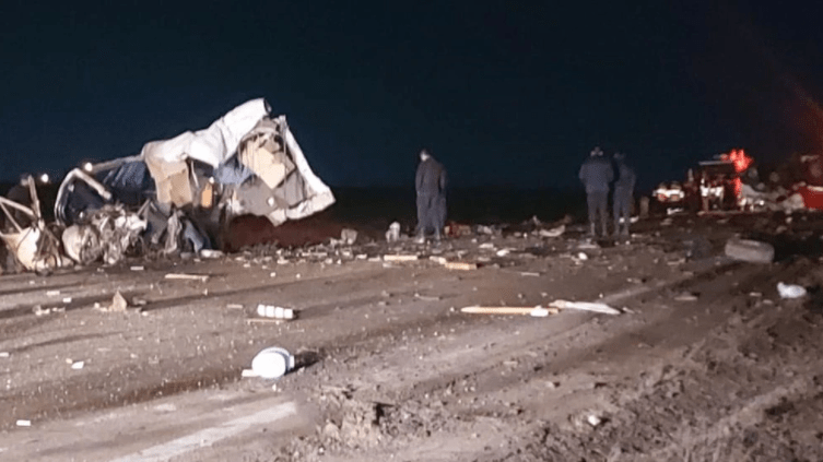 Los conductores fallecieron en el lugar de la tragedia. (Foto: infobae.com). 