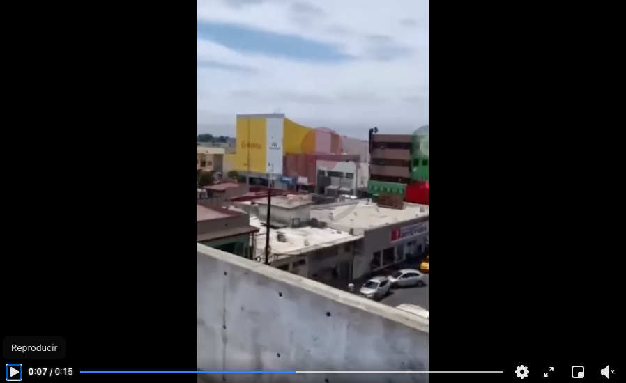 la balacera ocurrió a plena luz del día. (Foto captura de pantalla/Facebook @tjcomunica).