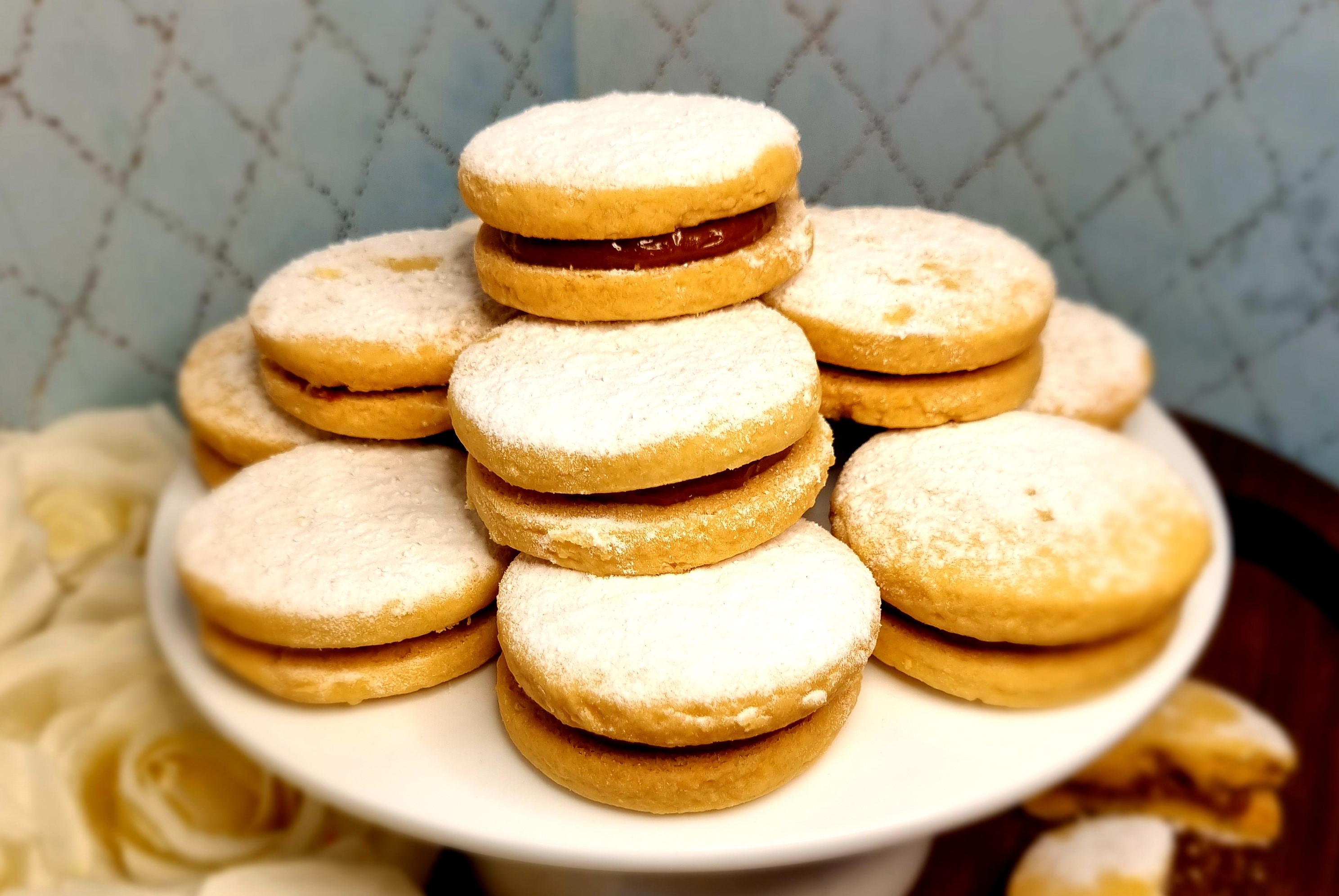 Alfajores sin azúcar para felicitar a papá en su día