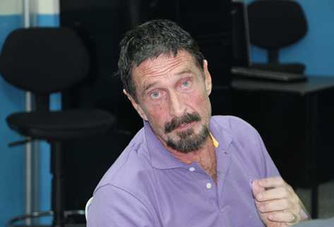 El millonario estadounidense John McAfee. (Foto Prensa Libre: Hemeroteca PL)