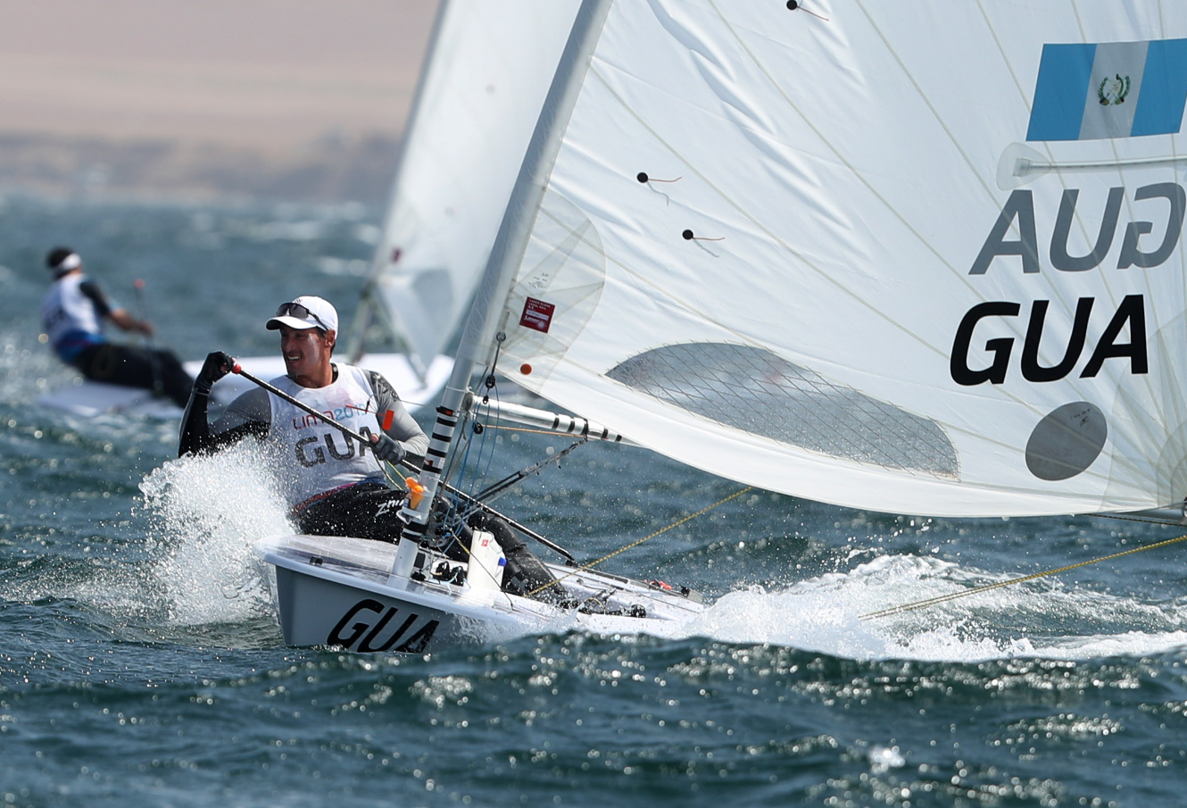 Juan Ignacio Maegli Agüero es el número 2 del ranquin mundial de láser en junio 2021. Foto Prensa Libre: Hemeroteca PL.