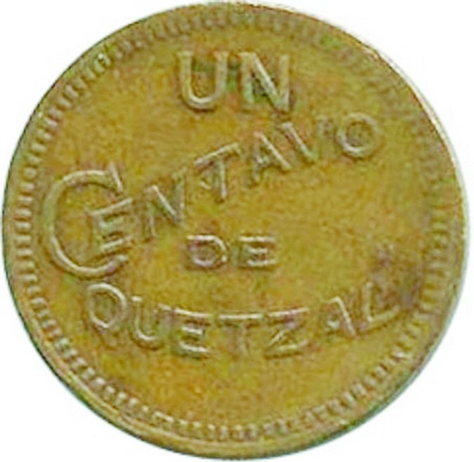 Un centavo de quetzal