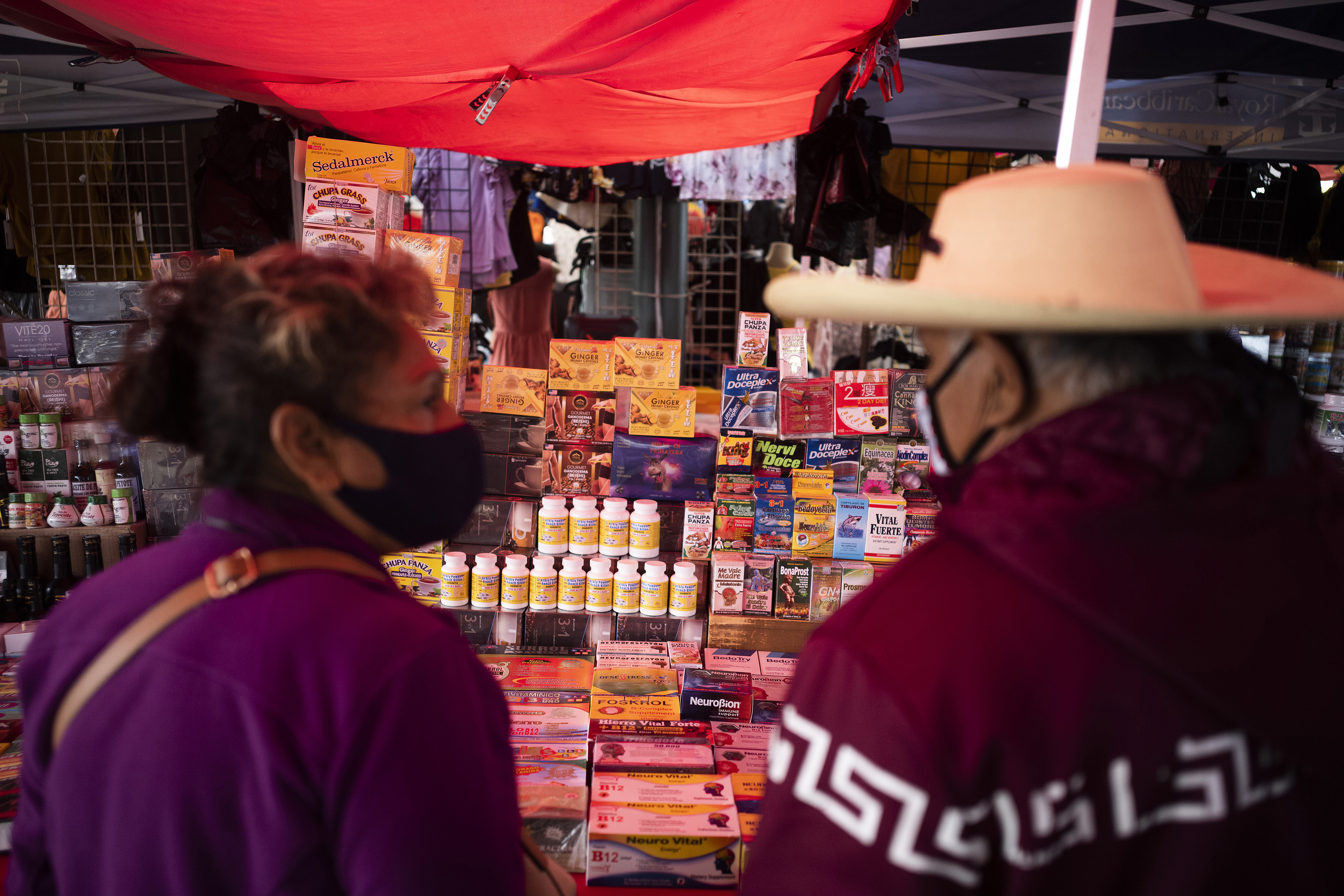 El mercado callejero Cherry Avenue Auction en Fresno, California, el 22 de mayo de 2021. (Foto Prensa Libre: Brian L. Frank/The New York Times)