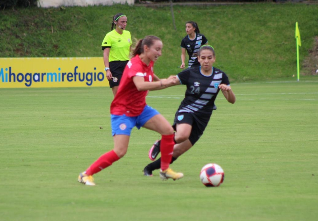 Guatemala perdió ante Costa Rica 4-1 en el segundo juego amistoso de una gira que hicieron por aquella nación. Foto Prensa Libre: Cortesía Fedefut