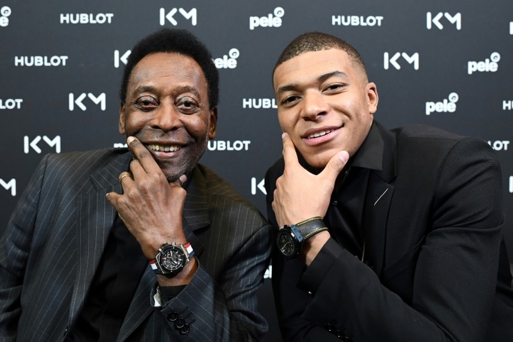 Pelé le envía un mensaje de apoyo a Mbappé, quien falló el penalti que dejó fuera a Francia de la Eurocopa. (Foto redes).