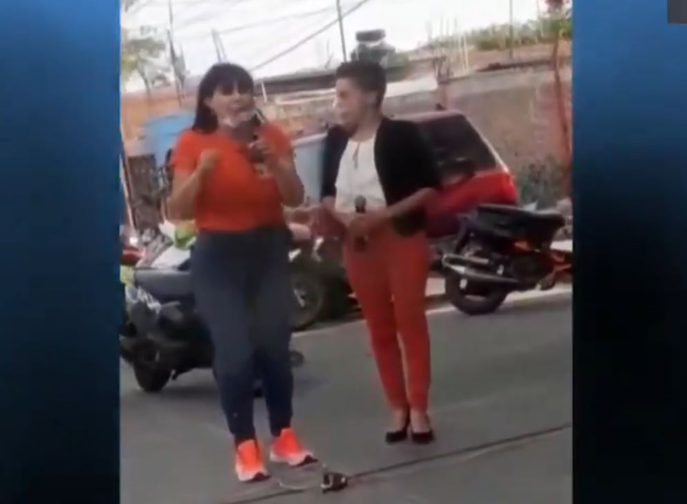 Alma Rosa Barragán, candidata del Movimiento Ciudadano a la alcaldía de Moroleón, Guanajuato, México, fue ultimada en un mitin. (Foto Prensa Libre: Captura de video)