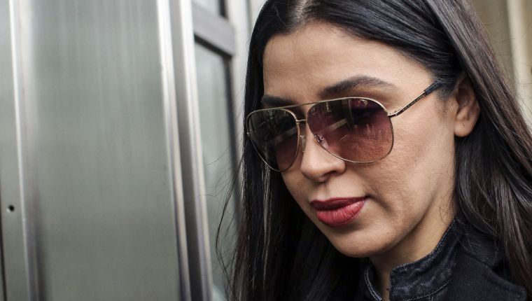 Emma Coronel se declaró culpable por cargos de narcotráfico. (Foto Prensa Libre: AFP)