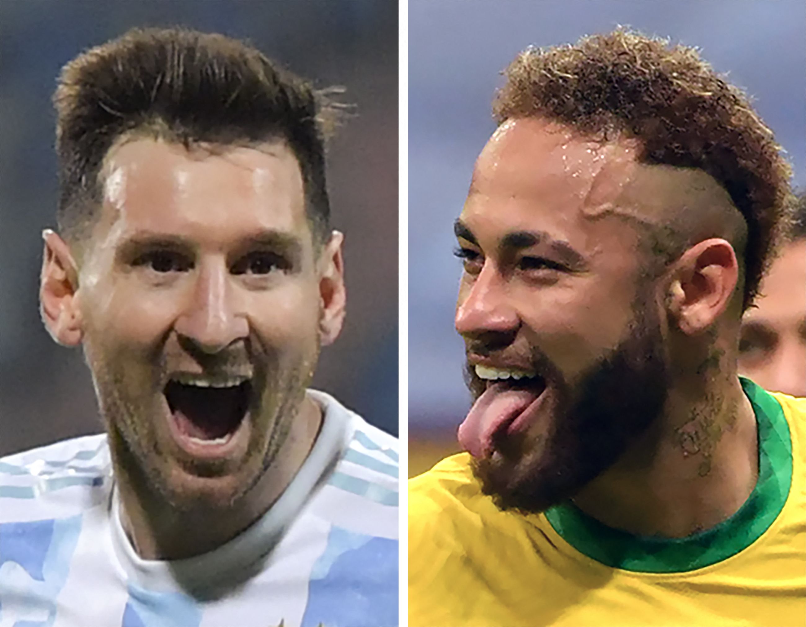 Lionel Messi y Neymar Jr destacan en la edición actual de la Copa América en el tope de la lista de los máximos asistidores. (Foto Prensa Libre: AFP)