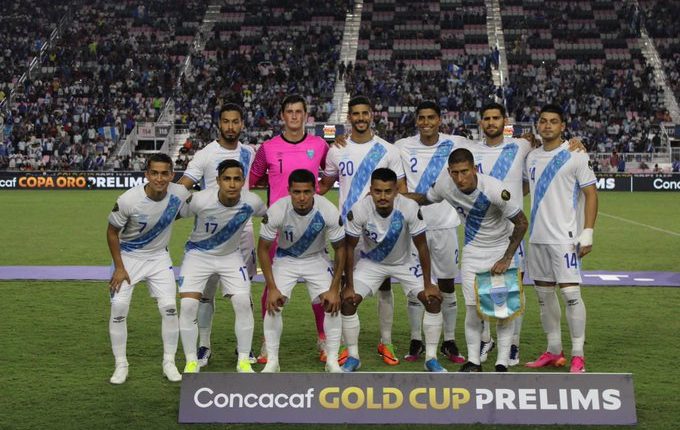 Este es el once que jugó ante Guadalupe y quedó eliminado en la ronda preliminar de Copa Oro 2021. Foto Prensa Libre: Fedefut