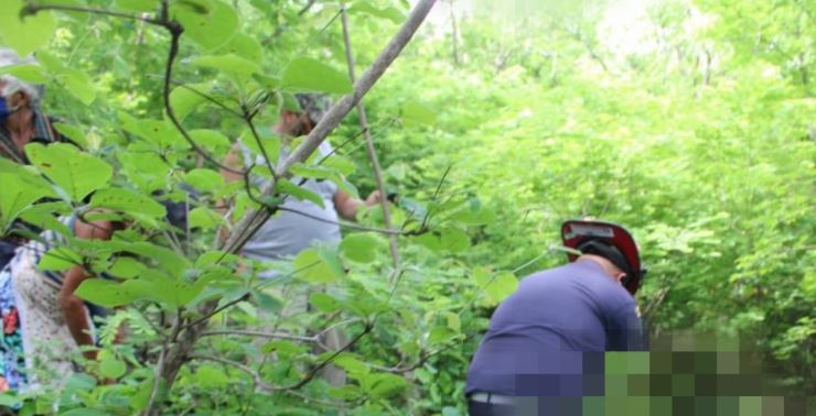 El cuerpo de Melissa Alejandra Palacios Chacón fue localizado en un área boscosa de Río Hondo, Zacapa. (Foto Prensa Libre: CBMD)