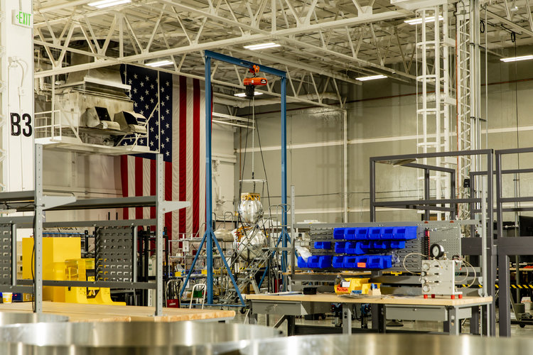 La fábrica de Astra en Alameda, California, el 25 de junio de 2021. (Cayce Clifford/The New York Times)

