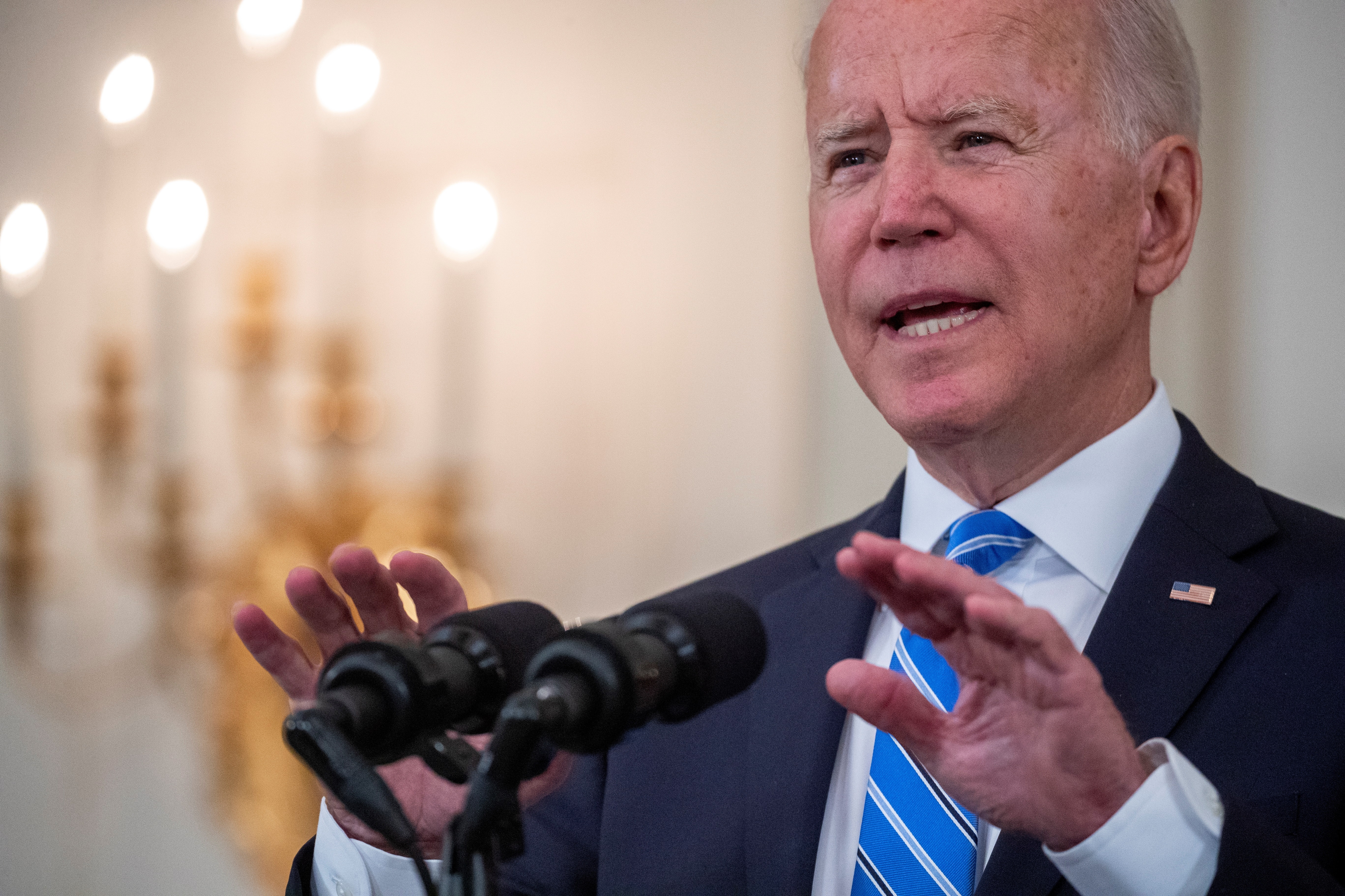 Biden acusa a China de "proteger" a autores de ciberataques. (Foto Prensa Libre: EFE)