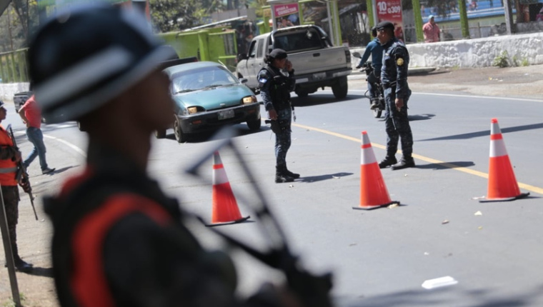 Puesto de registro en Guatemala