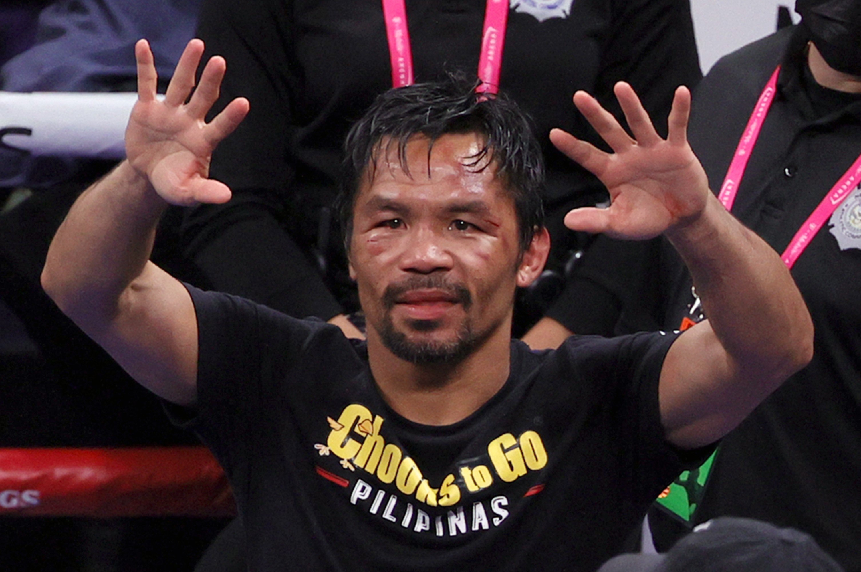 Manny Pacquiao buscará la presidencia de Filipinas en 2022. (Foto Prensa Libre: AFP)