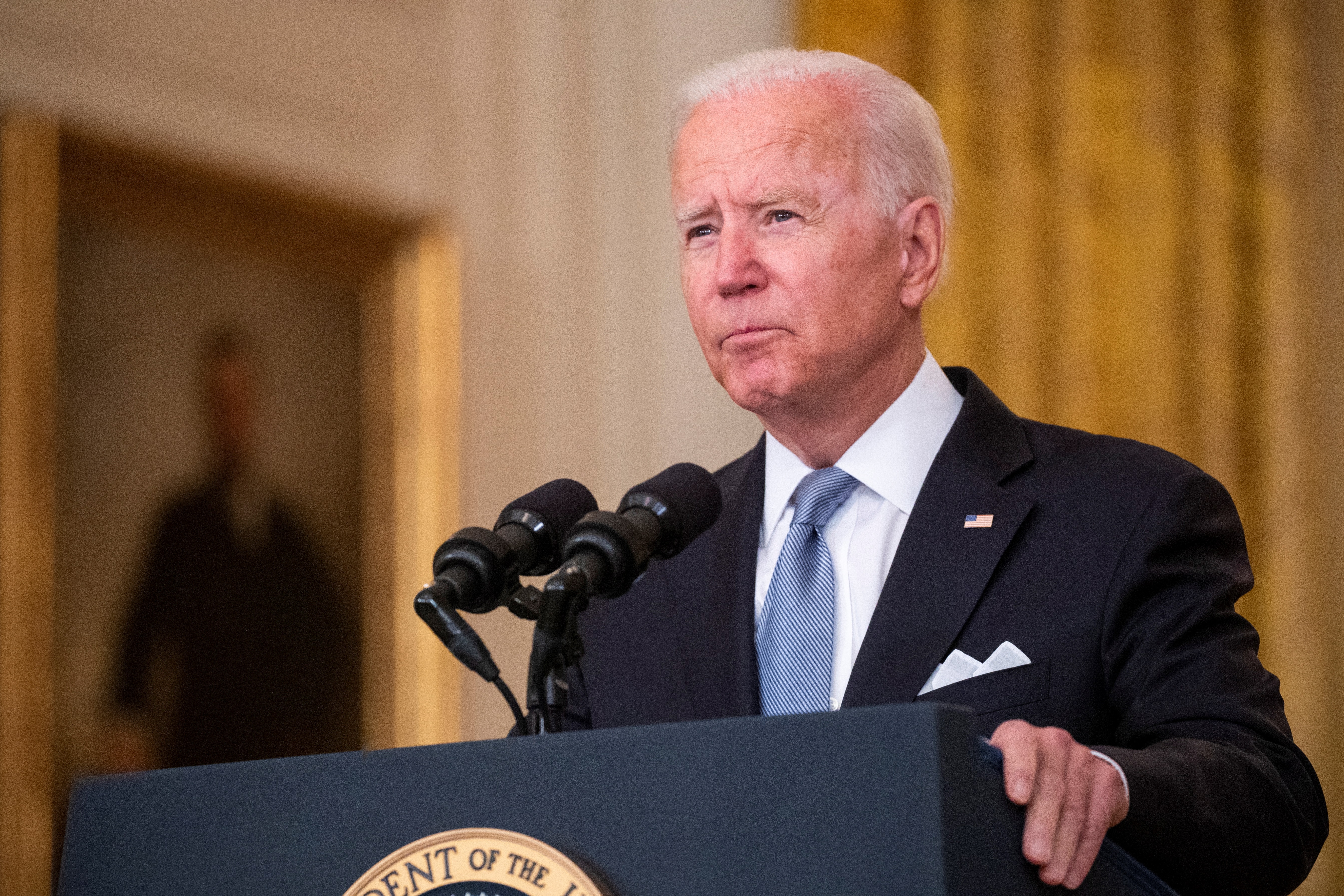 Joe Biden habló este lunes sobre la situación en Afganistán.(Foto Prensa Libre: EFE)