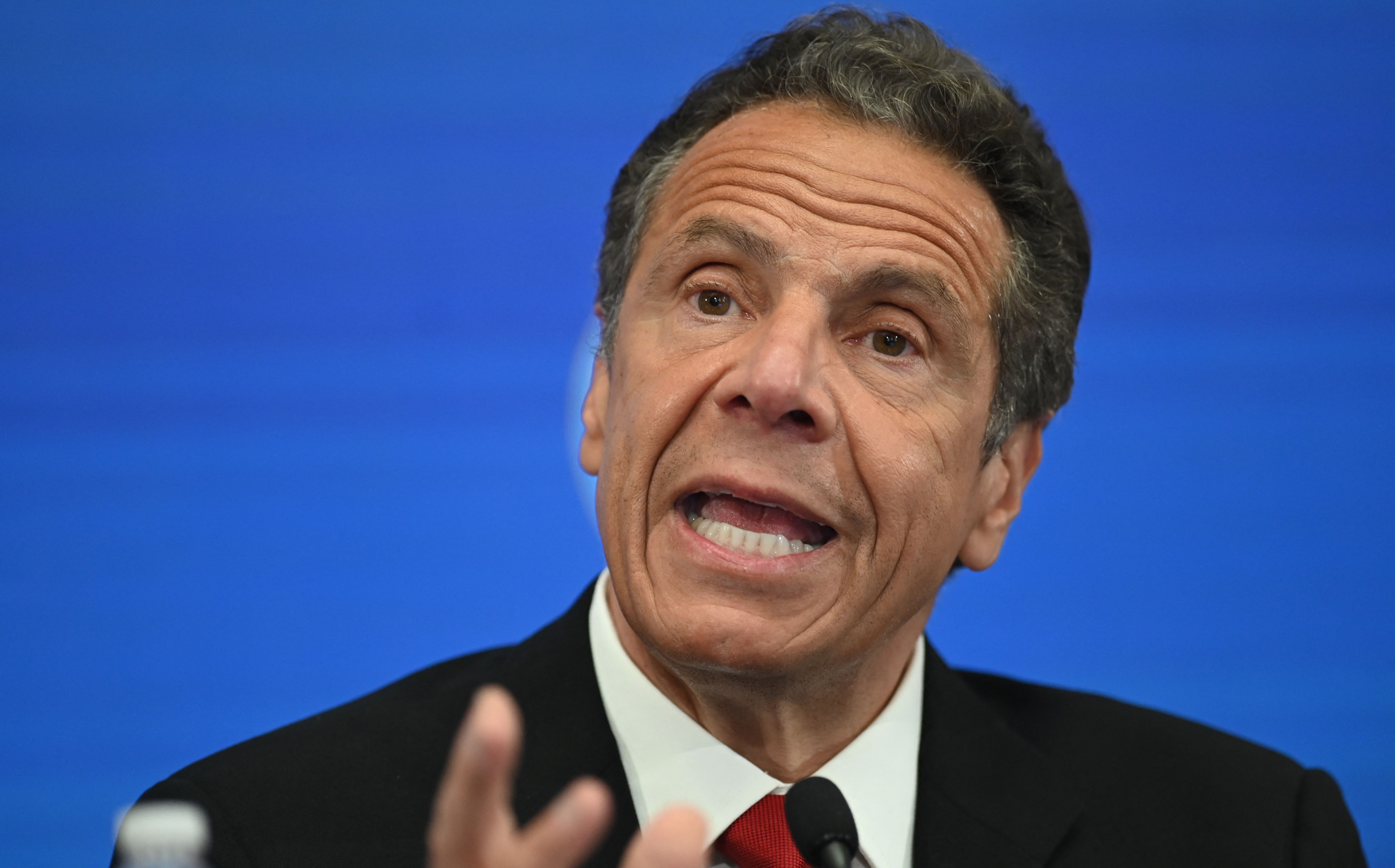 El gobernador de Nueva York, Andrew Cuomo. (Foto Prensa Libre: AFP)