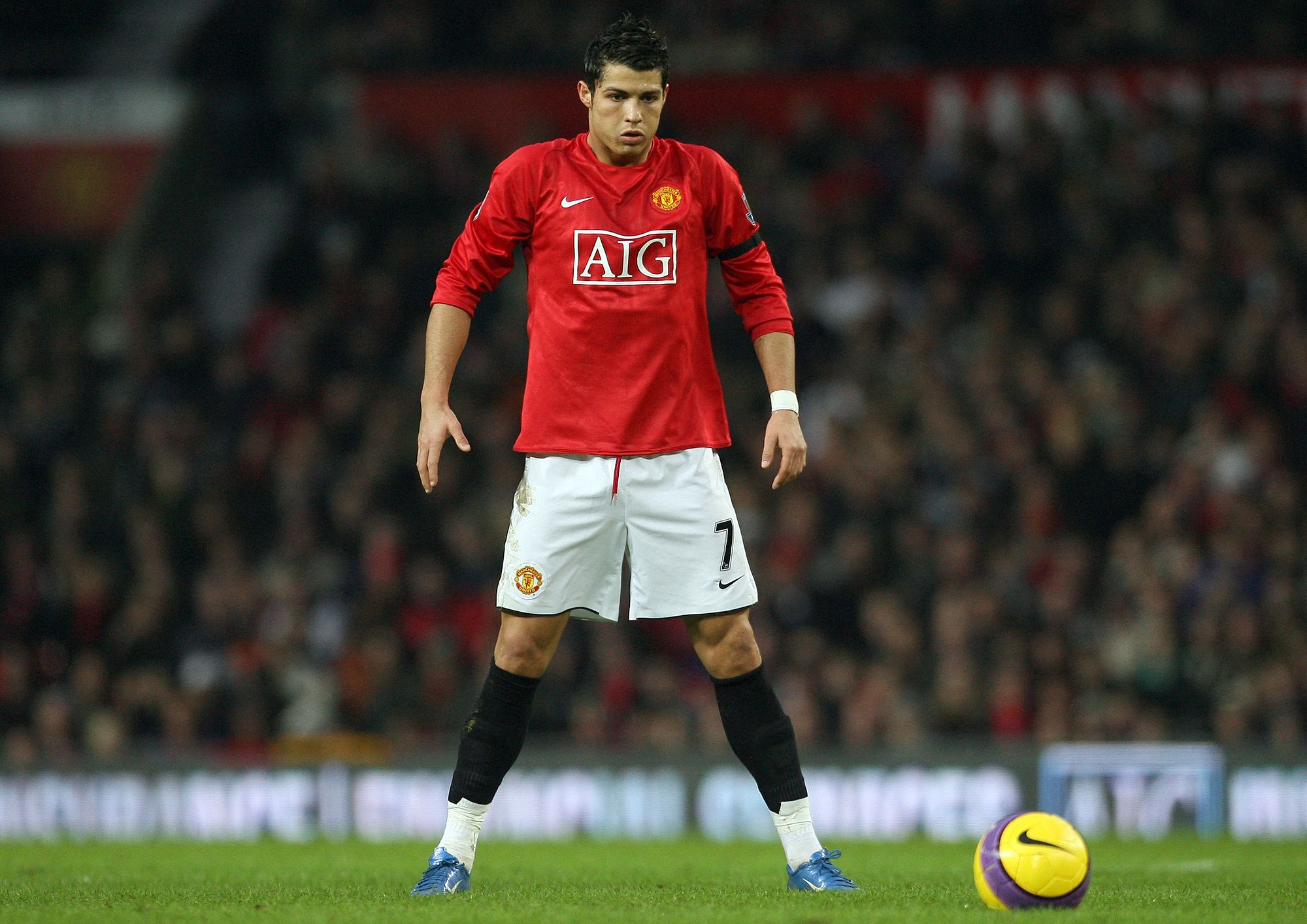 El Manchester United anunció este viernes 27 de agosto el regreso de Cristiano Ronaldo, 12 años después tras haber estado en la Juventus y el Real Madrid. Foto Prensa Libre: AFP.