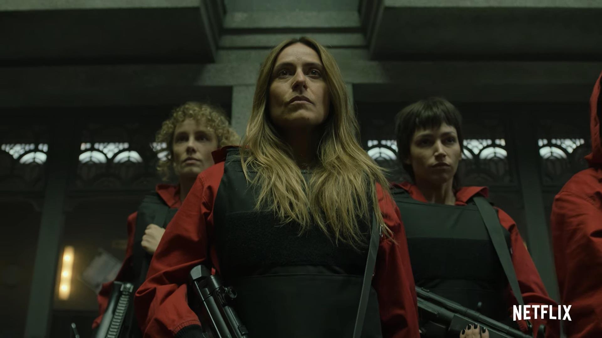 Fotograma del tráiler de la quinta y última temporada de "La casa de papel". (Foto Prensa Libre: Netflix)