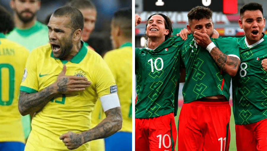 Las semifinales iniciaran con el México vs Brasil. Foto Prensa Libre