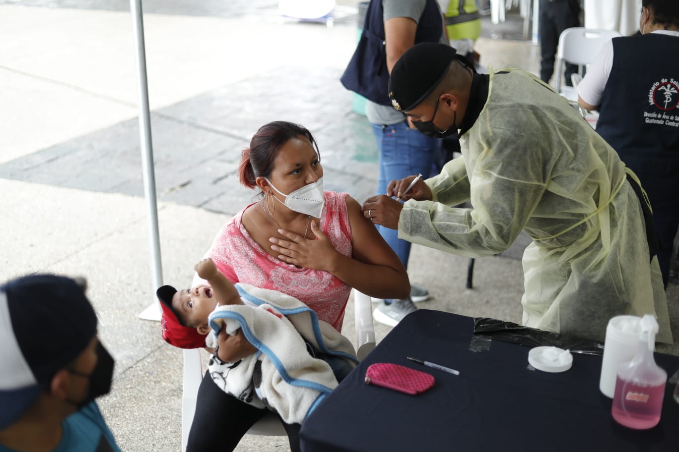 Vacunación en Guatemala