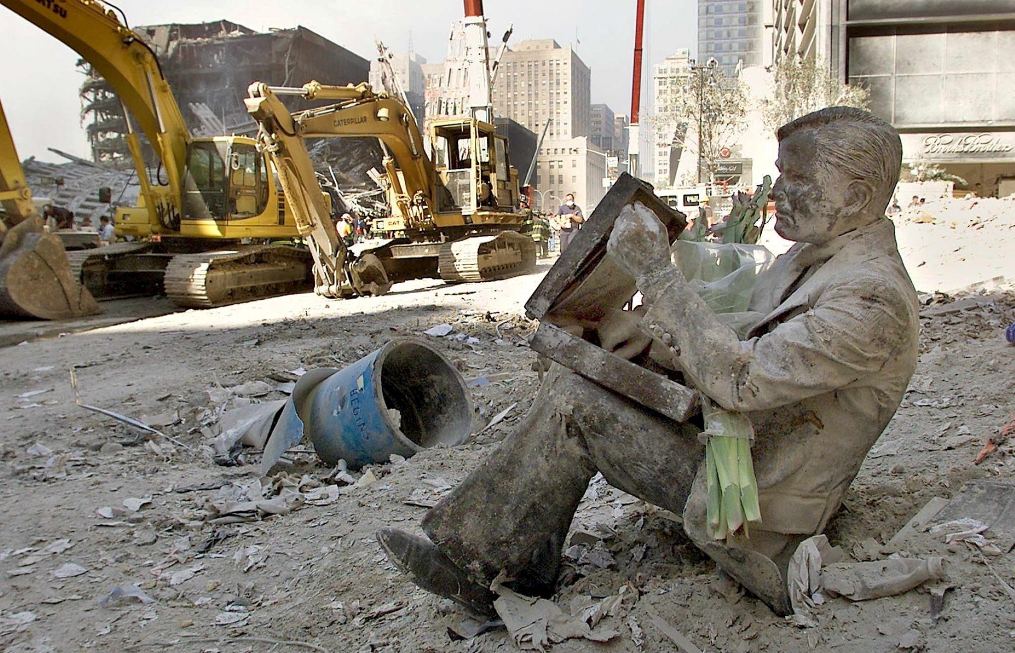 Imagen del día de los ataques terroristas del 11-S en Nueva York, en 2011. Foto: EFE