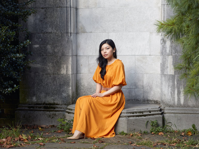 Li Jin, fundadora de Atelier Ventures, en Mellon Park, en Pittsburgh, el 12 de agosto de 2021. (Ross Mantle/The New York Times)