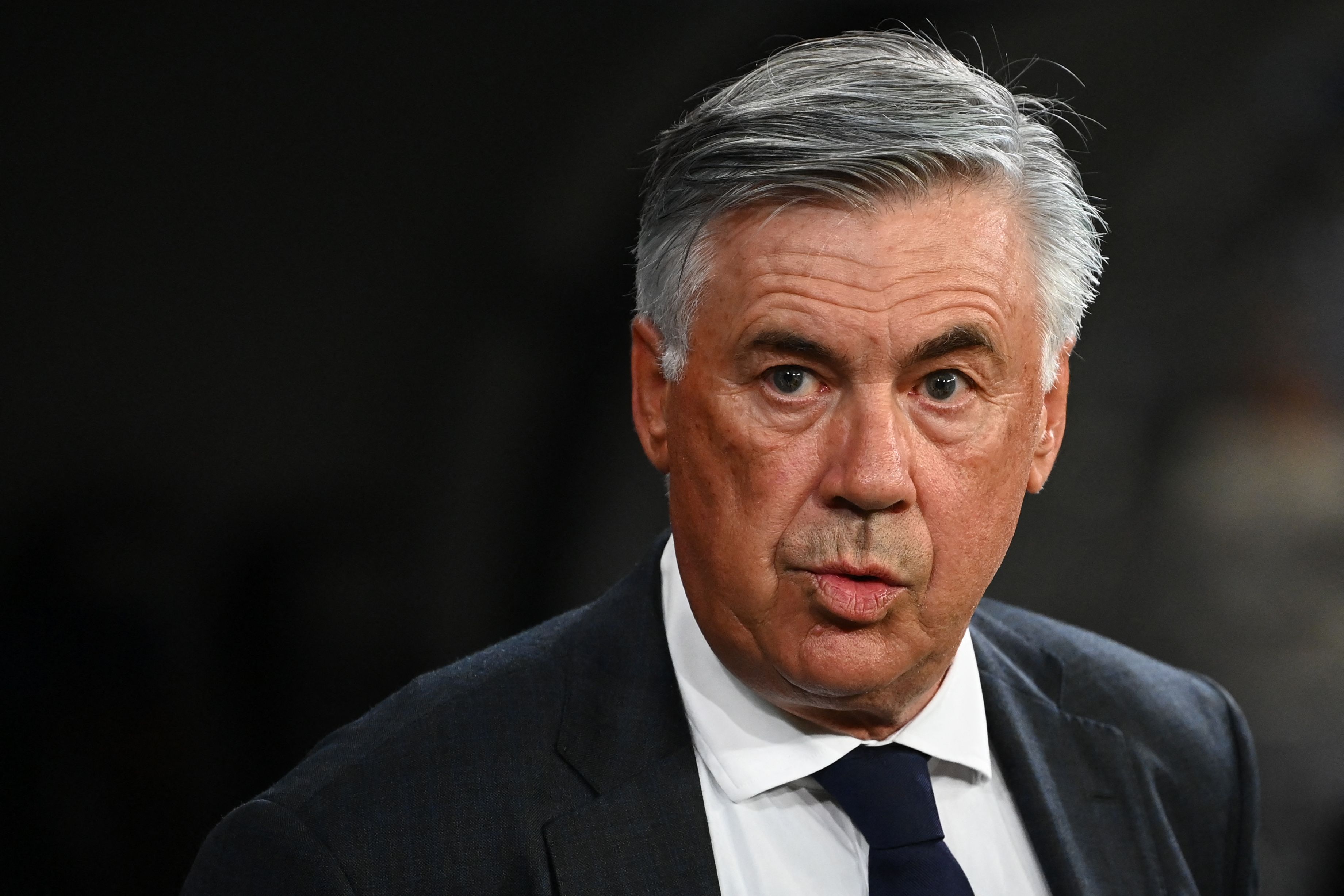 Carlo Ancelotti, técnico del Real Madrid. (Foto Prensa Libre: AFP)