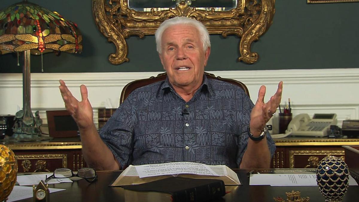 Jesse Duplantis, en plena prédica televisada. (Foto: @Lasnoticiascol/Twitter)